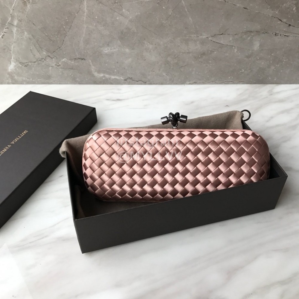 Bottega Veneta Fashion Long Braided Evening Bag For Women Pink