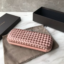 Bottega Veneta Fashion Long Braided Evening Bag For Women Pink