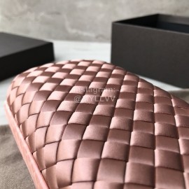 Bottega Veneta Fashion Long Braided Evening Bag For Women Pink