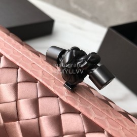 Bottega Veneta Fashion Long Braided Evening Bag For Women Pink