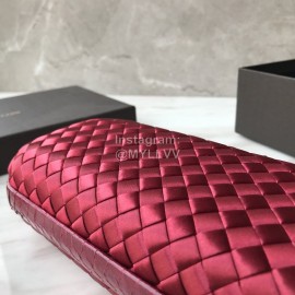 Bottega Veneta Fashion Long Braided Evening Bag For Women Red