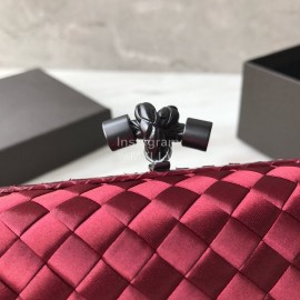 Bottega Veneta Fashion Long Braided Evening Bag For Women Red