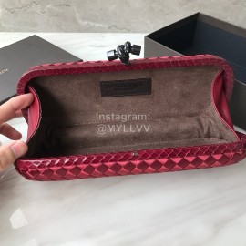 Bottega Veneta Fashion Long Braided Evening Bag For Women Red