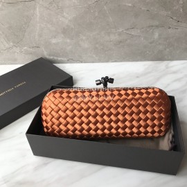 Bottega Veneta Fashion Long Braided Evening Bag For Women Coffee