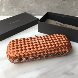 Bottega Veneta Fashion Long Braided Evening Bag For Women Coffee