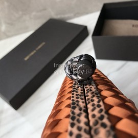 Bottega Veneta Fashion Long Braided Evening Bag For Women Coffee