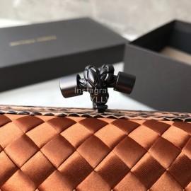 Bottega Veneta Fashion Long Braided Evening Bag For Women Coffee