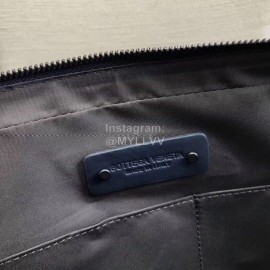 Bottega Veneta Fashion Leather Woven Briefcase For Men Blue