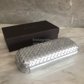 Bottega Veneta Fashionable Sheepskin Woven Hand Bag For Women Silver