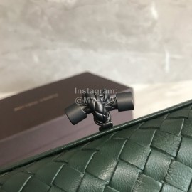 Bottega Veneta Fashionable Sheepskin Woven Hand Bag For Women Green