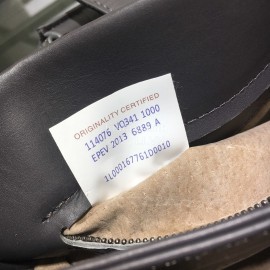 Bottega Veneta leather woven handbag messenger bag for women gray