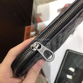 Bottega Veneta Cowhide Woven File Bag Hand Bag For Men