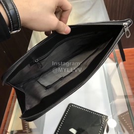 Bottega Veneta Cowhide Woven File Bag Hand Bag For Men