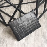 Bottega Veneta New Classic Woven Hand Bag Black