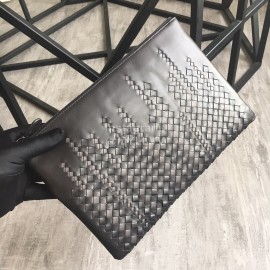 Bottega Veneta New Classic Woven Hand Bag Black