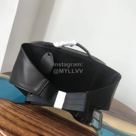 Bottega Veneta Fashion Top Leather Waist Bag Black