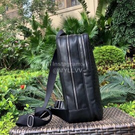 Bottega Veneta New Simple Woven Cowhide Backpack 407647