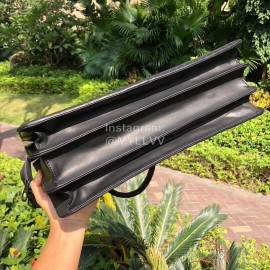 Bottega Veneta New Simple Woven Cowhide Briefcase Computer Bag 194669