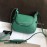 Bottega Veneta Fashionable Lambskin Woven Messenger Bag For Women Green