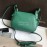 Bottega Veneta Fashionable Lambskin Woven Messenger Bag For Women Green