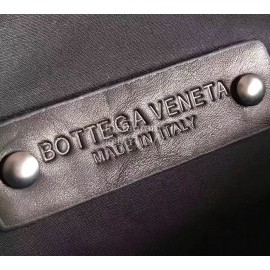 Bottega Veneta Simple Leather Woven Portable Briefcase 407555