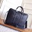 Bottega Veneta Simple Leather Woven Portable Briefcase 194668