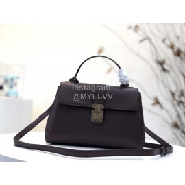 Bottega Veneta Fashion Napa Leather Woven Handbag Messenger Bag Purple