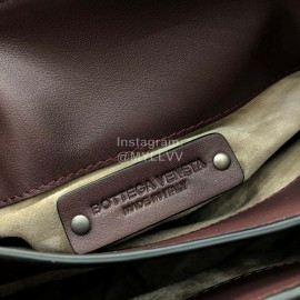 Bottega Veneta Fashion Napa Leather Woven Handbag Messenger Bag Purple