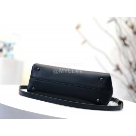 Bottega Veneta Fashion Napa Leather Woven Handbag Messenger Bag Black