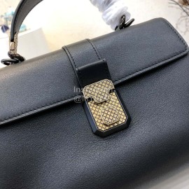 Bottega Veneta Fashion Napa Leather Woven Handbag Messenger Bag Black