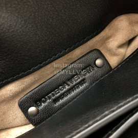 Bottega Veneta Fashion Napa Leather Woven Handbag Messenger Bag Black