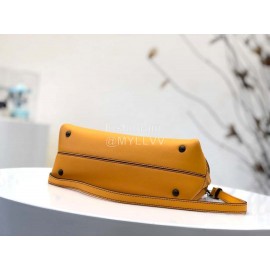 Bottega Veneta Fashion Napa Leather Woven Handbag Messenger Bag Yellow