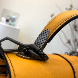 Bottega Veneta Fashion Napa Leather Woven Handbag Messenger Bag Yellow