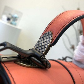 Bottega Veneta Fashion Napa Leather Woven Handbag Messenger Bag Pink 