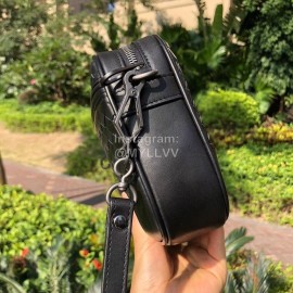 Bottega Veneta Exquisite Black Woven Leather Handbag For Men 244810