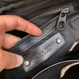 Bottega Veneta Exquisite Black Woven Leather Handbag For Men 244810