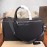 Bottega Veneta Nylon Leather Large Travel Bag Black