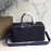 Bottega Veneta Nylon Leather Large Travel Bag Blue