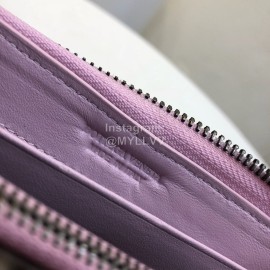 Bottega Veneta Fashionable Lambskin Knitted Butterfly Zipper Purse Pink 114076