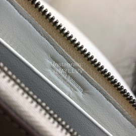 Bottega Veneta Fashionable Lambskin Knitted Butterfly Zipper Purse White 114078