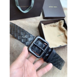 Bv Fashion Woven Calf Pin Buckle 35mm Belts Black