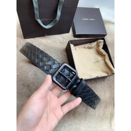 Bv Fashion Woven Calf Pin Buckle 35mm Belts Black