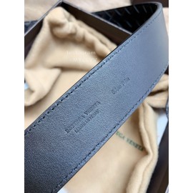 Bv Fashion Woven Calf Pin Buckle 35mm Belts Black