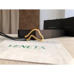 Bv New Calf Long Lace Up 14mm Belts For Women Black