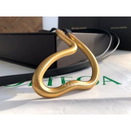 Bv New Calf Long Lace Up 14mm Belts For Women Black