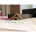 Bv New Calf Long Lace Up 14mm Belts For Women Rose Red