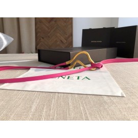 Bv New Calf Long Lace Up 14mm Belts For Women Rose Red