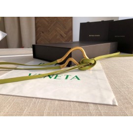 Bv New Calf Long Lace Up 14mm Belts For Women Green