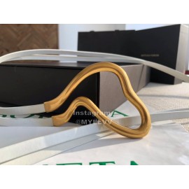 Bv New Calf Long Lace Up 14mm Belts For Women White