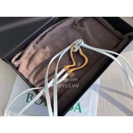 Bv New Calf Long Lace Up 14mm Belts For Women White